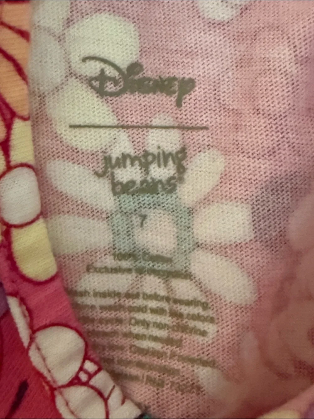 Girls Minnie Mouse Floral Pink Dress